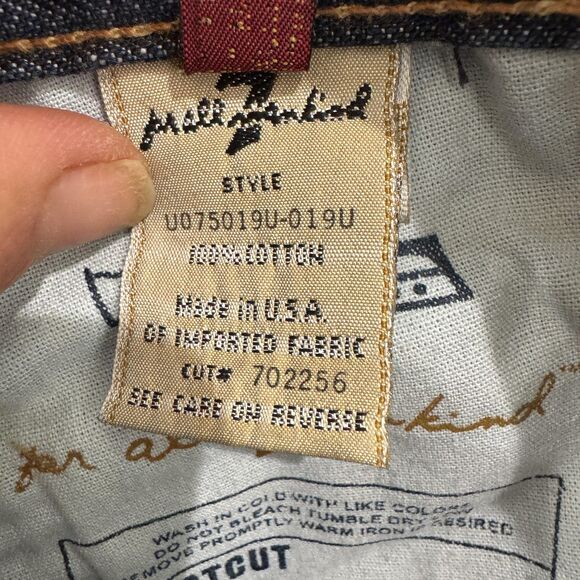 7 For All Mankind Jeans Women's 27 Blue Bootcut Made in USA Denim - Picture 10 of 12